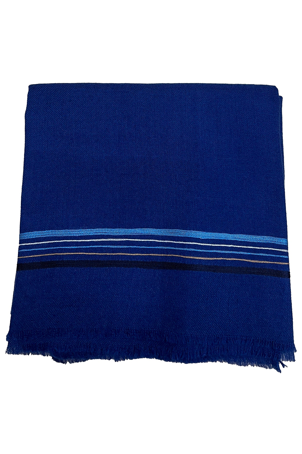The Capitalist | Embroidered Fine Wool Silk Stole | AJD X Mauli